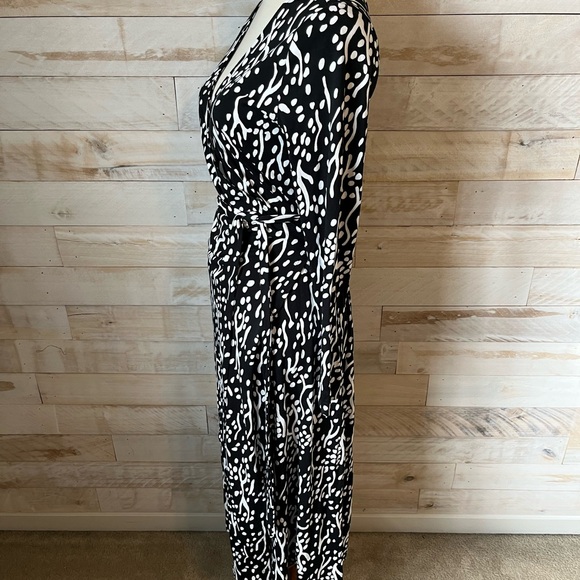 NWOT Diane Von Fürstenberg Sea Spot midi wrap dress size M ( Target) - Picture 4 of 10